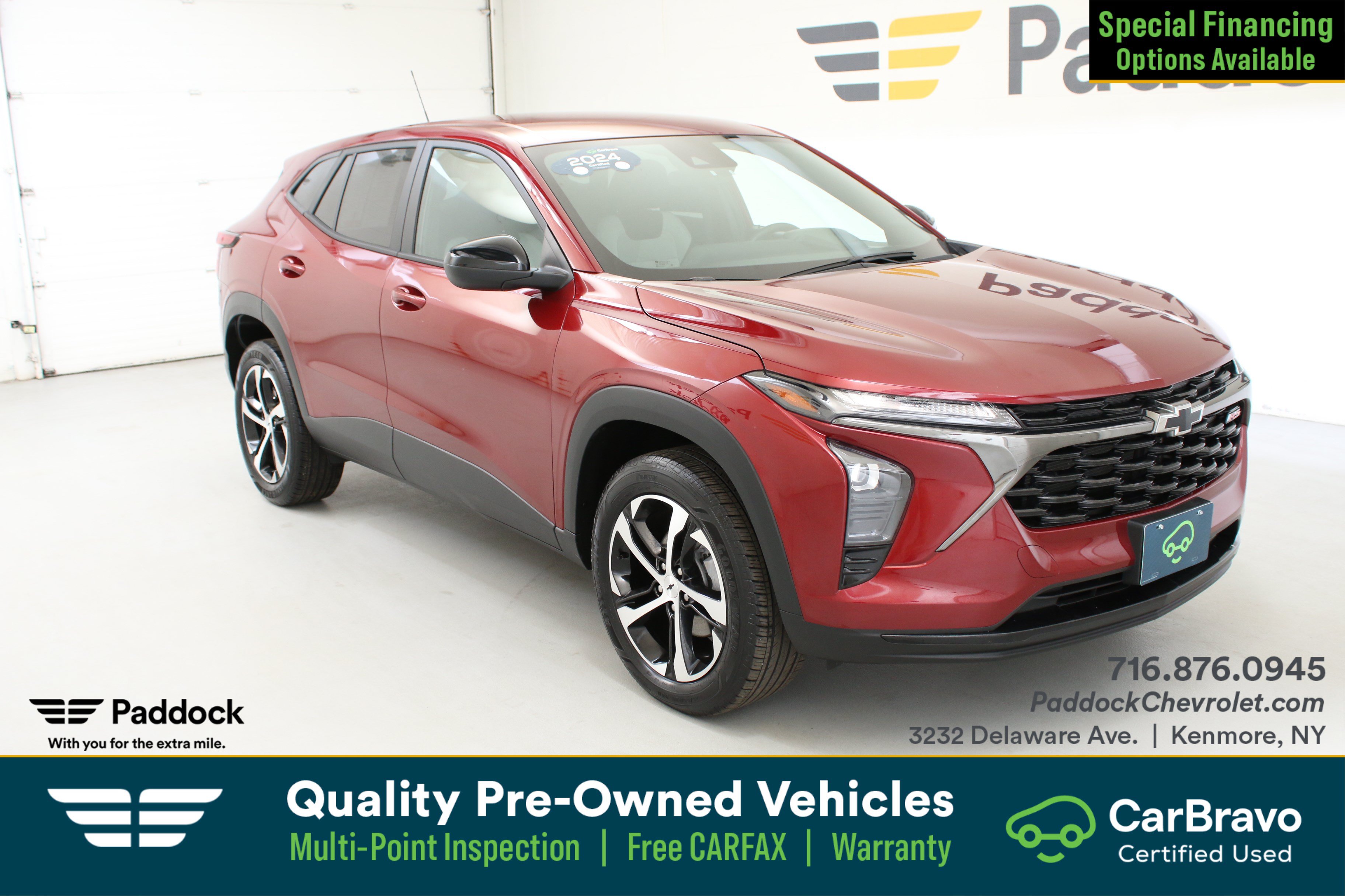 Certified 2024 Chevrolet Trax RS w/ Driver Confidence Package FWD image 1