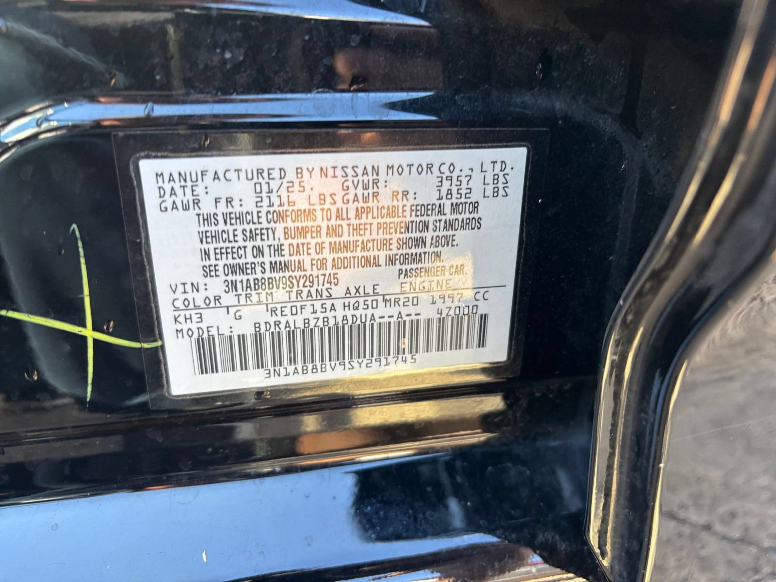 Used 2025 Nissan Sentra S FWD image 26