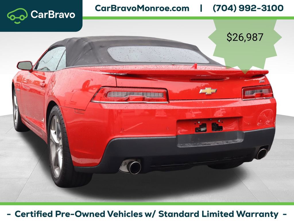Certified 2015 Chevrolet Camaro SS w/ RS Package RWD image 10