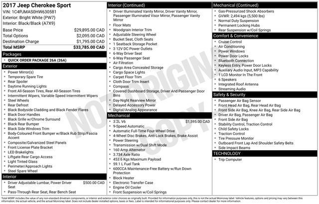 Used 2017 Jeep Cherokee Sport image 6