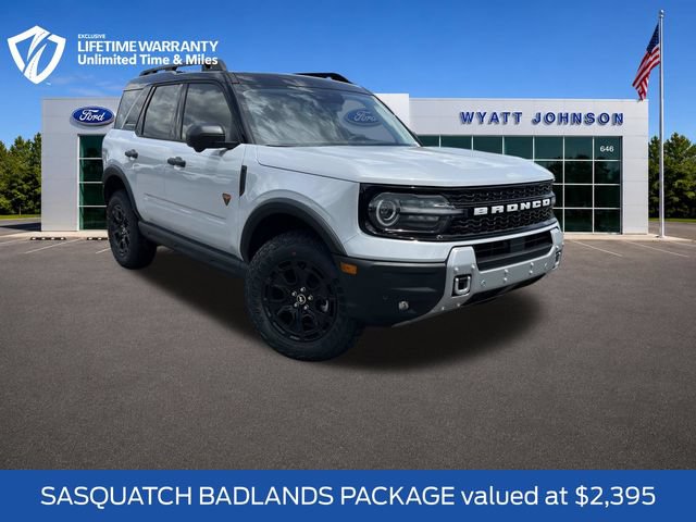 New 2026 Ford Bronco Sport Badlands w/ Sasquatch Badlands Package