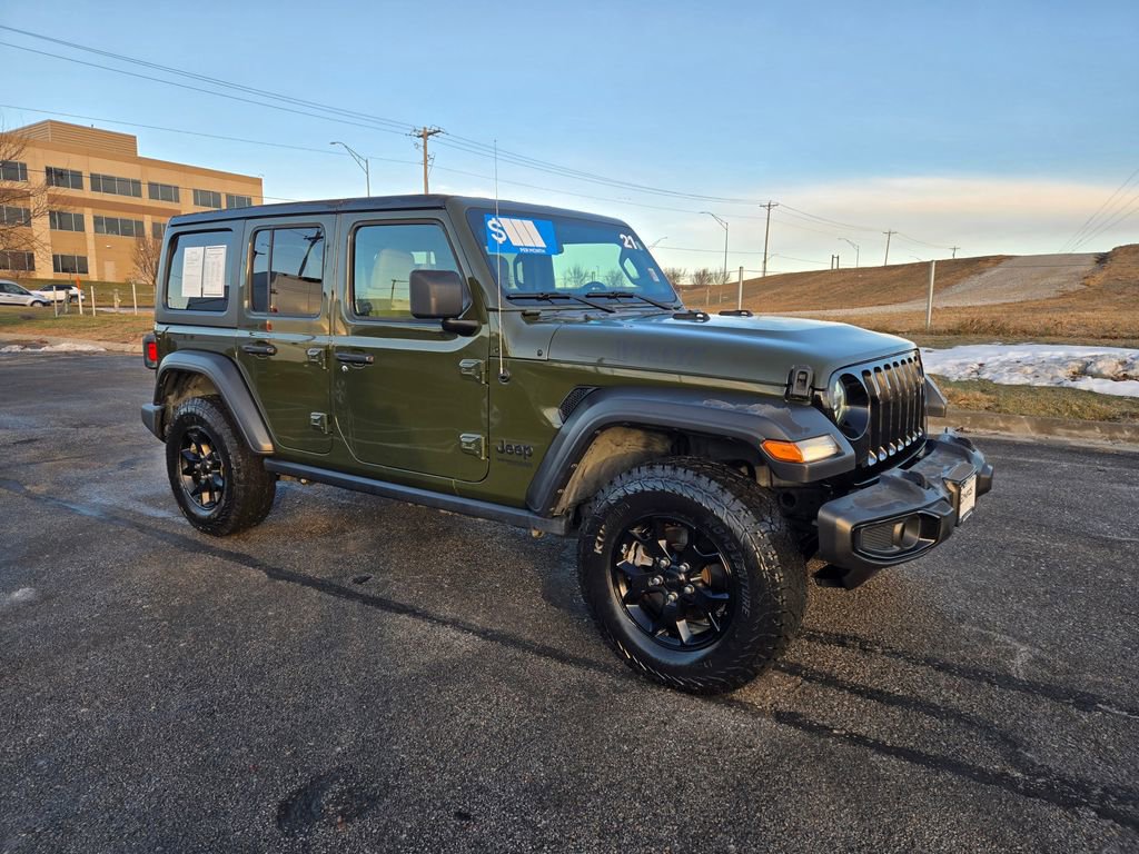 Used 2021 Jeep Wrangler Unlimited Willys