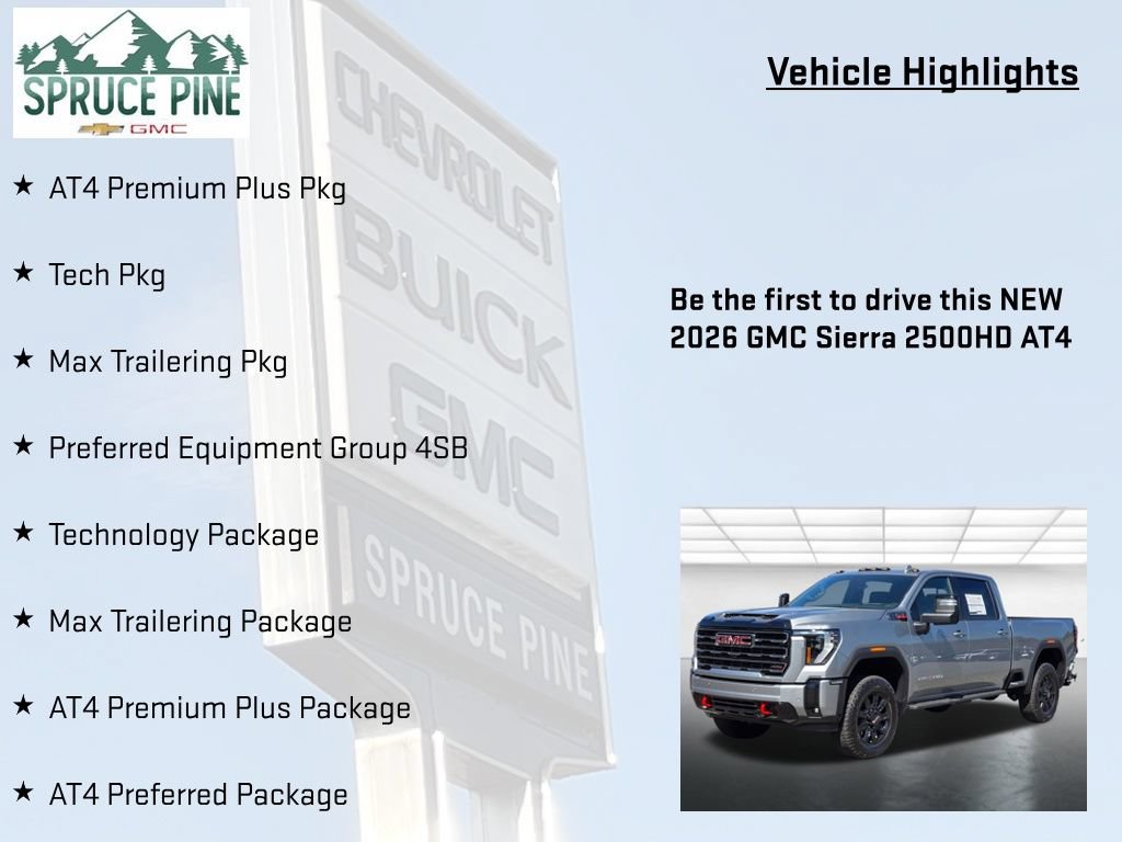 New 2026 GMC Sierra 2500 AT4 w/ AT4 Premium Plus Package AWD/4WD image 5