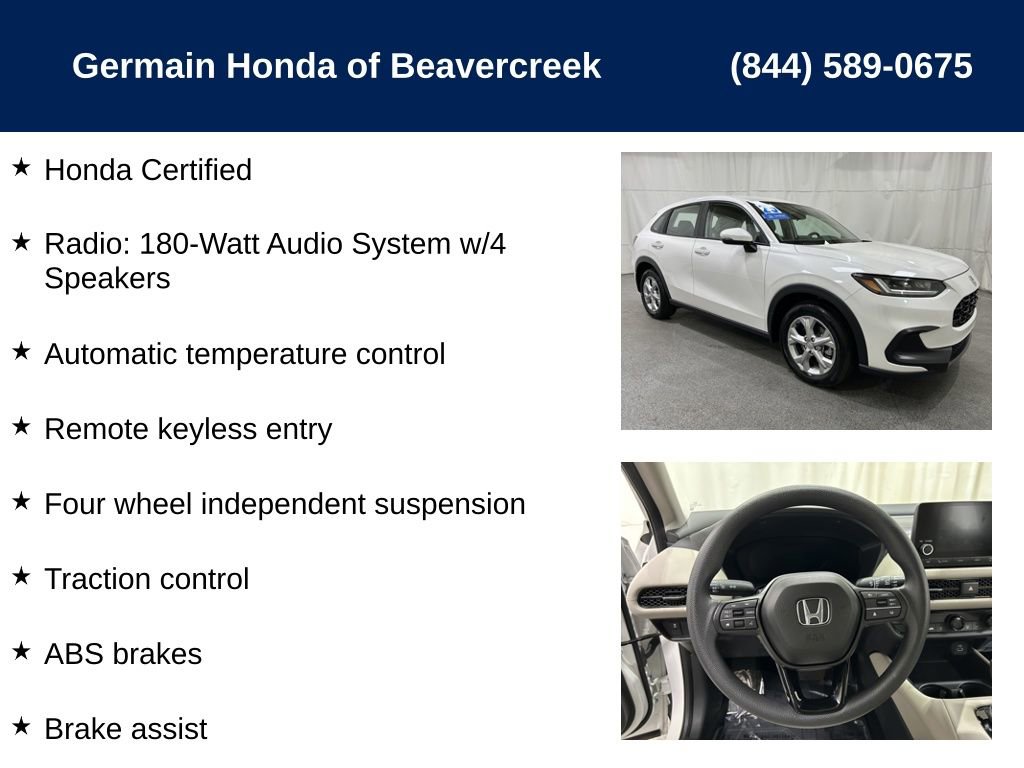 Certified 2025 Honda HR-V LX image 5