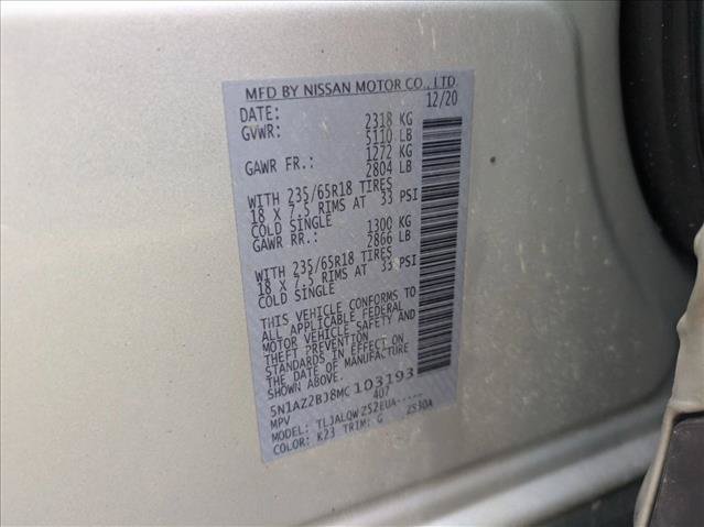 Used 2021 Nissan Murano SV FWD image 24