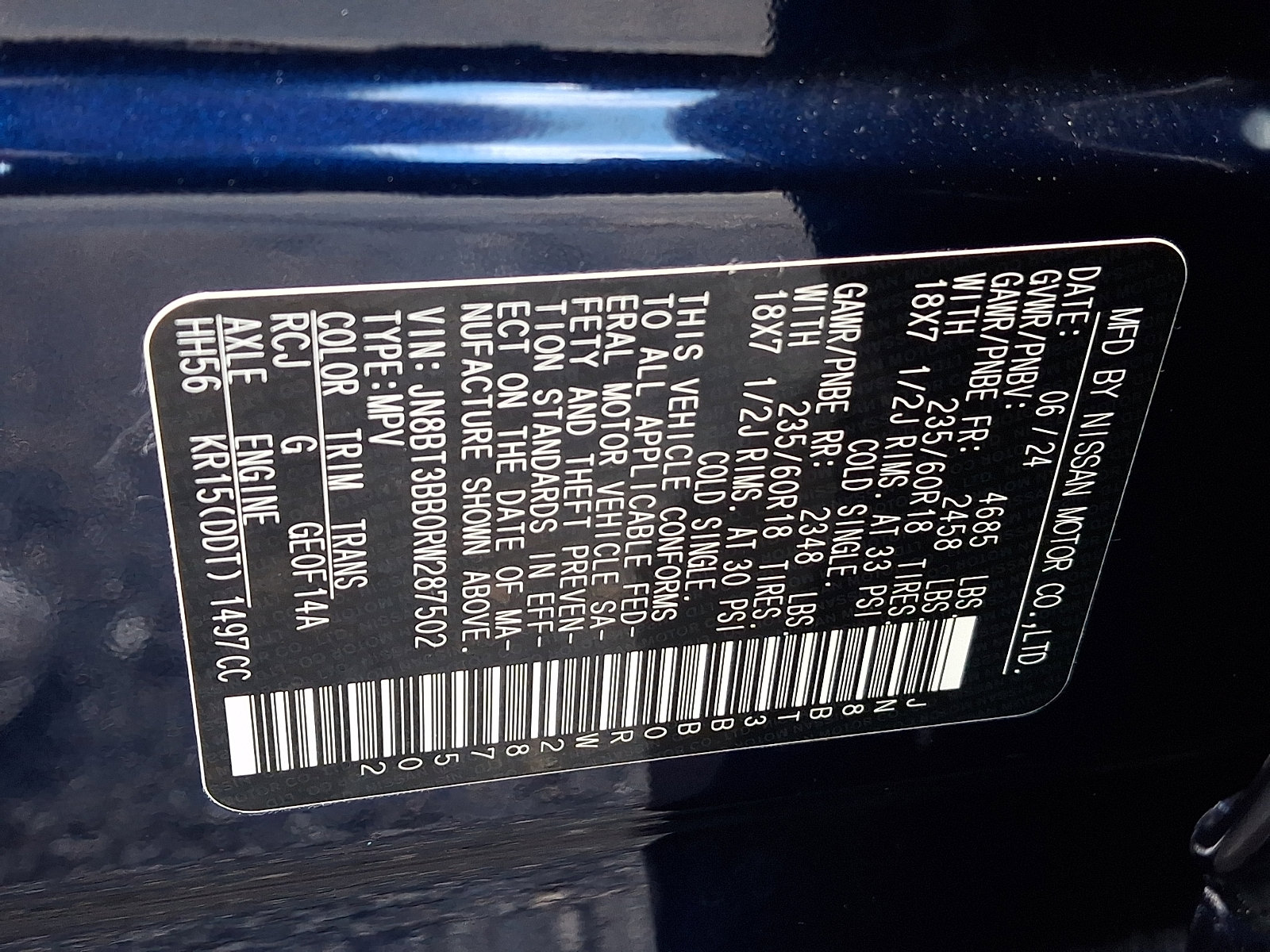 Used 2024 Nissan Rogue SV w/ SV Premium Package image 27