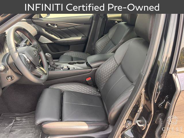 Certified 2023 INFINITI Q50 Red Sport 400 w/ Black Opal Edition RWD image 25