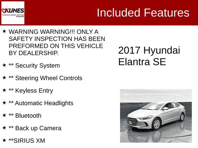 Used 2017 Hyundai Elantra SE image 2