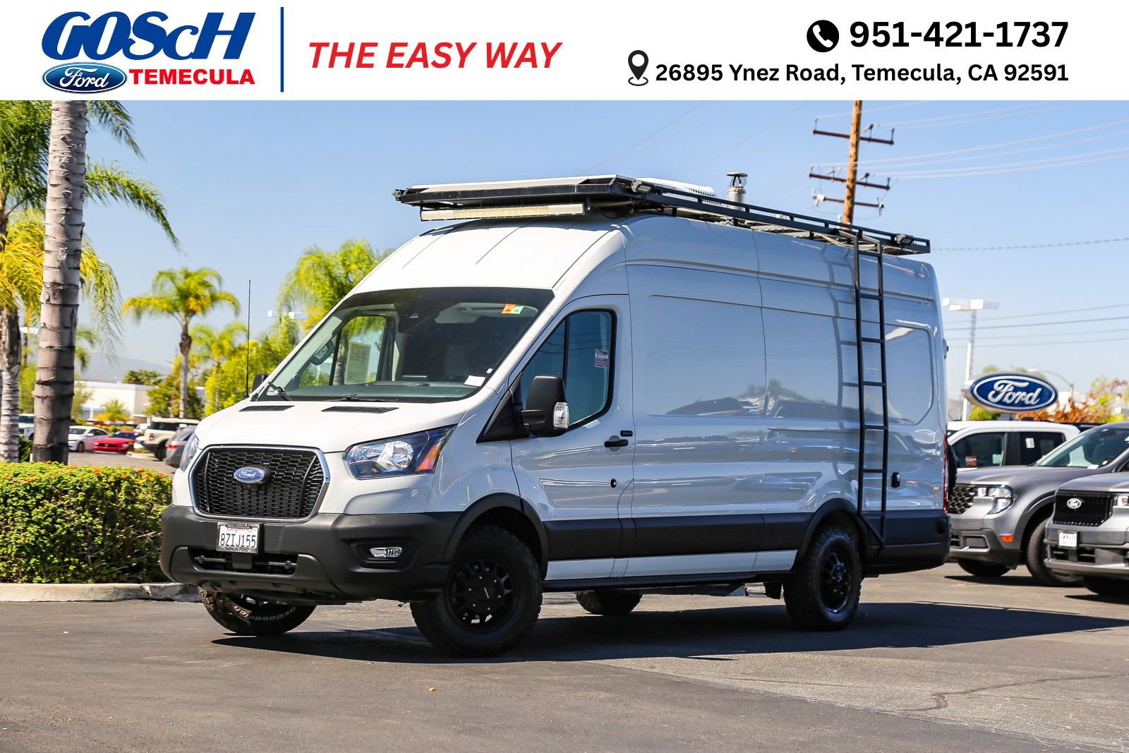 Used 2021 Ford Transit 350 148 High Roof Extended AWD image 1