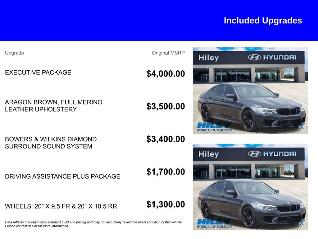 Used 2018 BMW M5 w/ Executive Package image 5