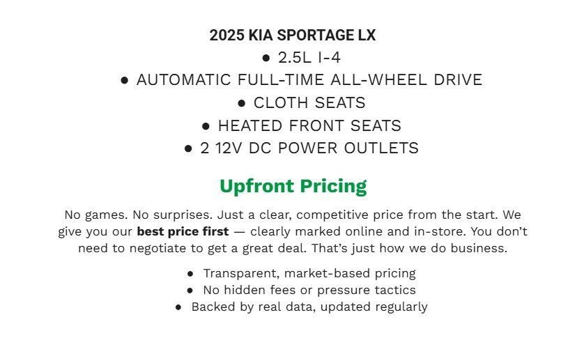 Used 2025 Kia Sportage LX image 2