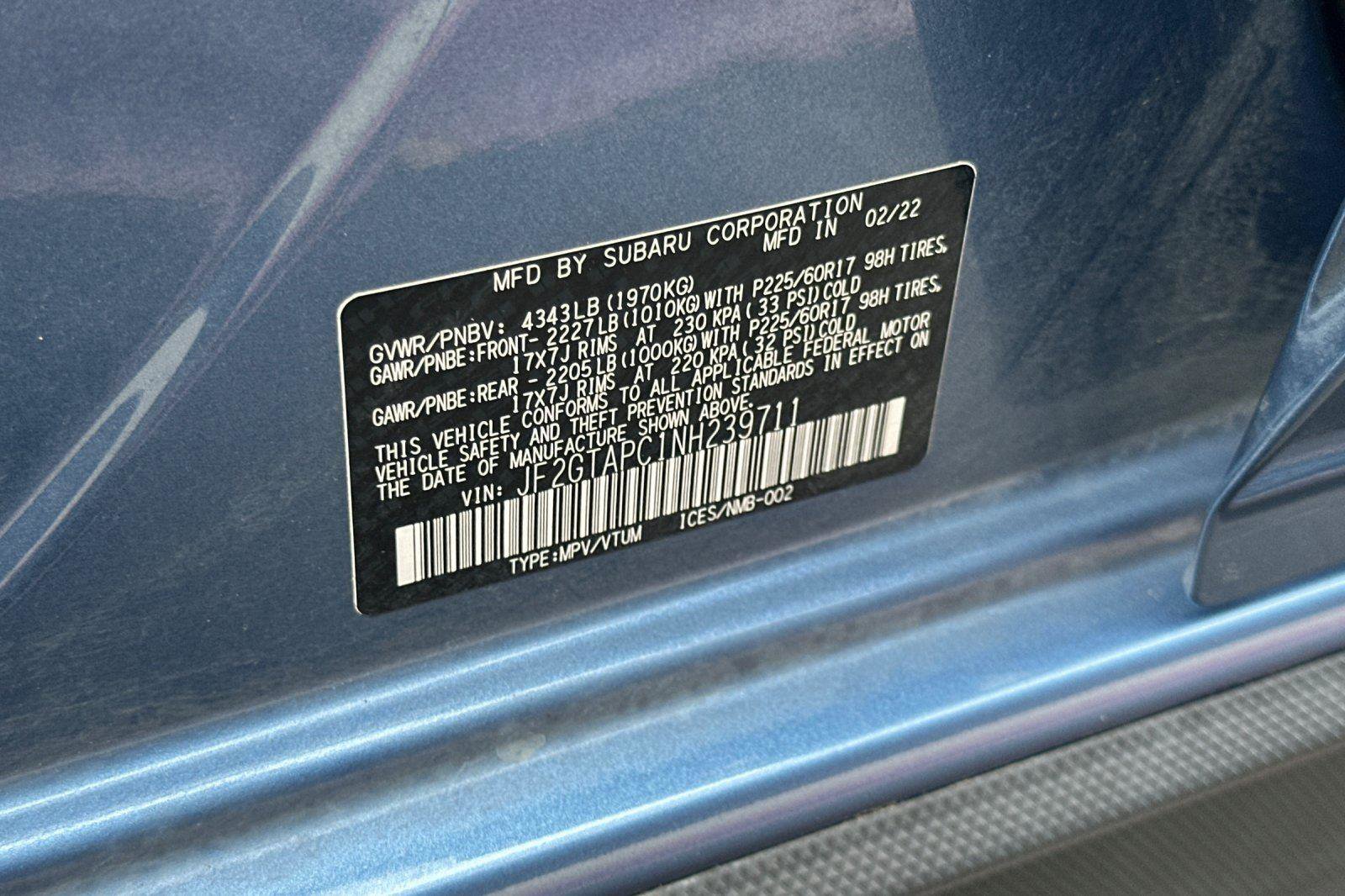 Used 2022 Subaru Crosstrek 2.0i Premium w/ Popular Package #3 image 27