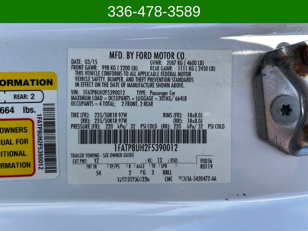 Used 2015 Ford Mustang Premium image 28