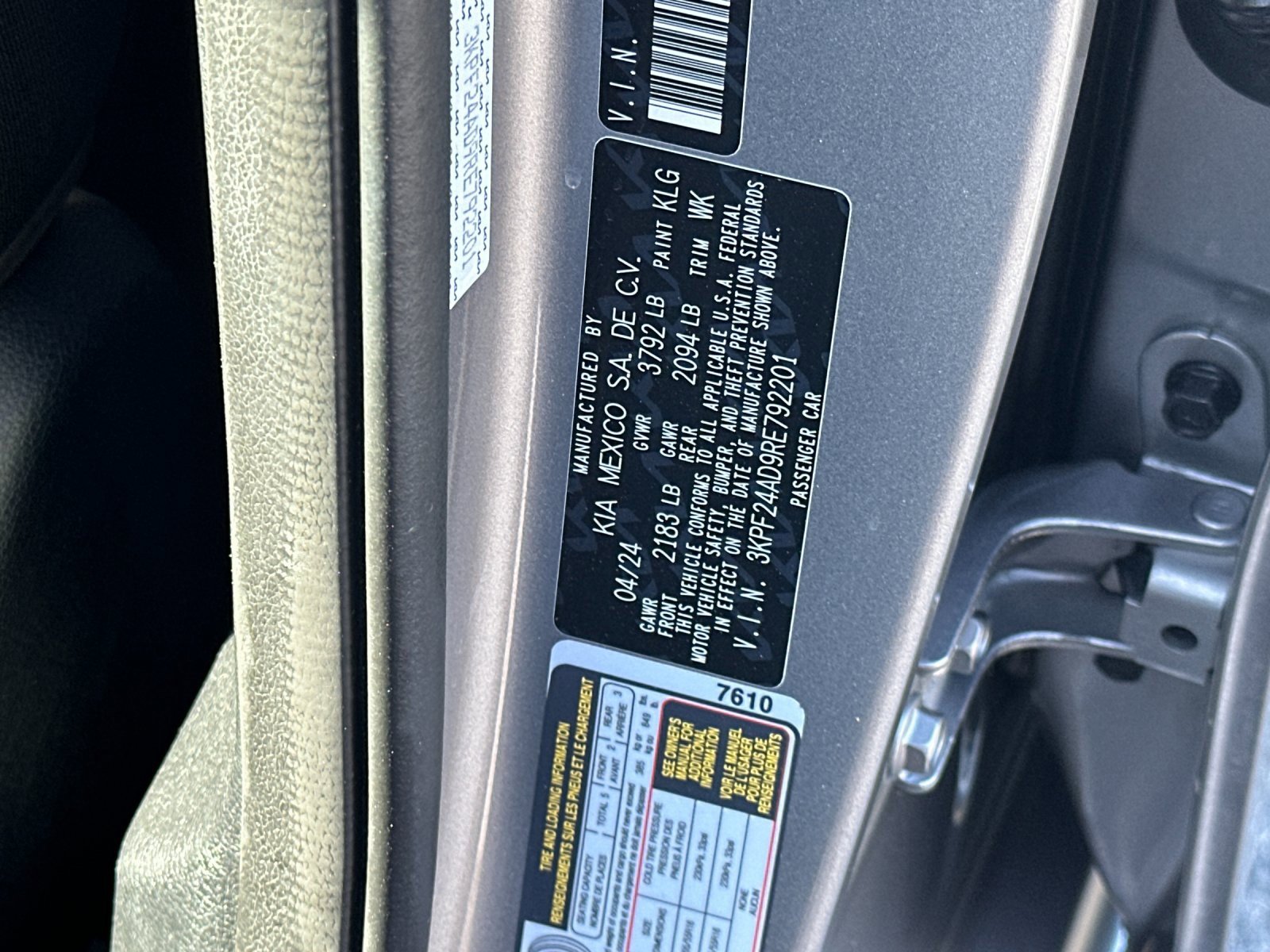 Certified 2024 Kia Forte LXS image 26