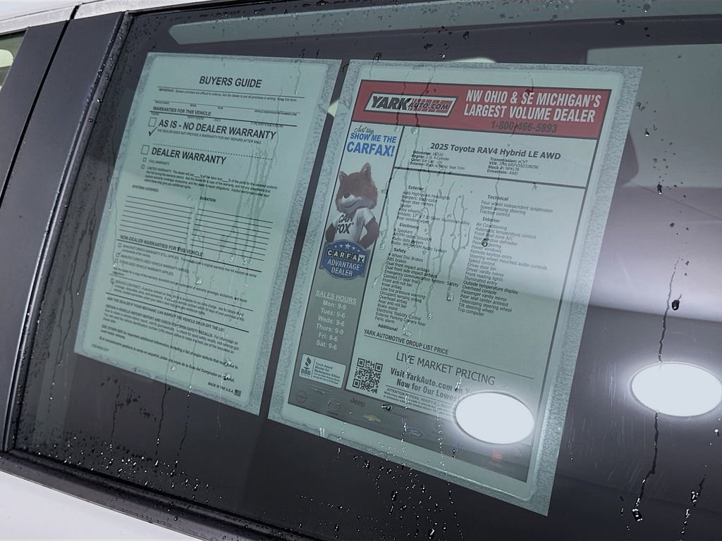 Used 2025 Toyota RAV4 LE image 14