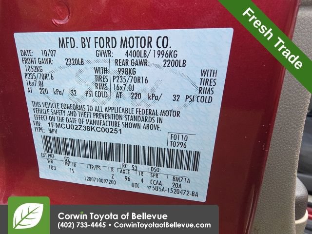 Used 2008 Ford Escape XLS FWD image 11
