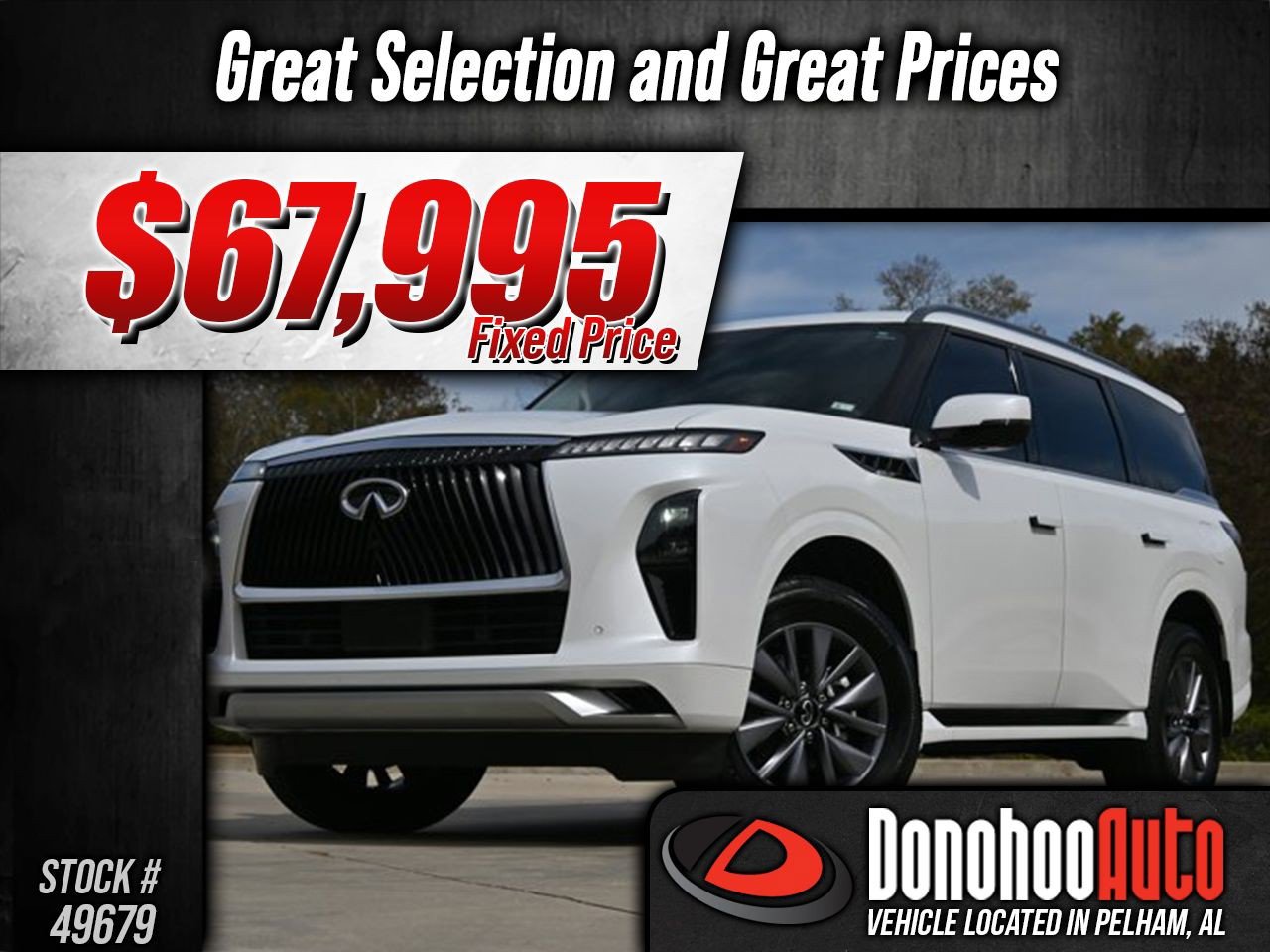 Used 2025 INFINITI QX80 Pure w/ Cargo Package image 1