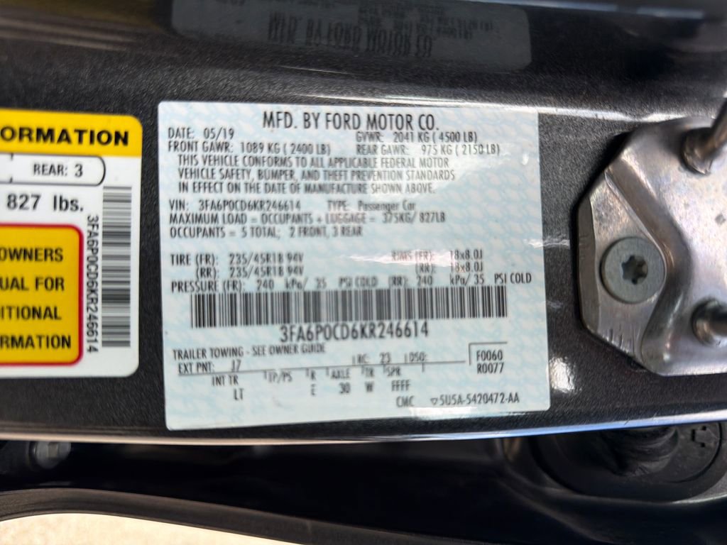 Used 2019 Ford Fusion SEL image 30