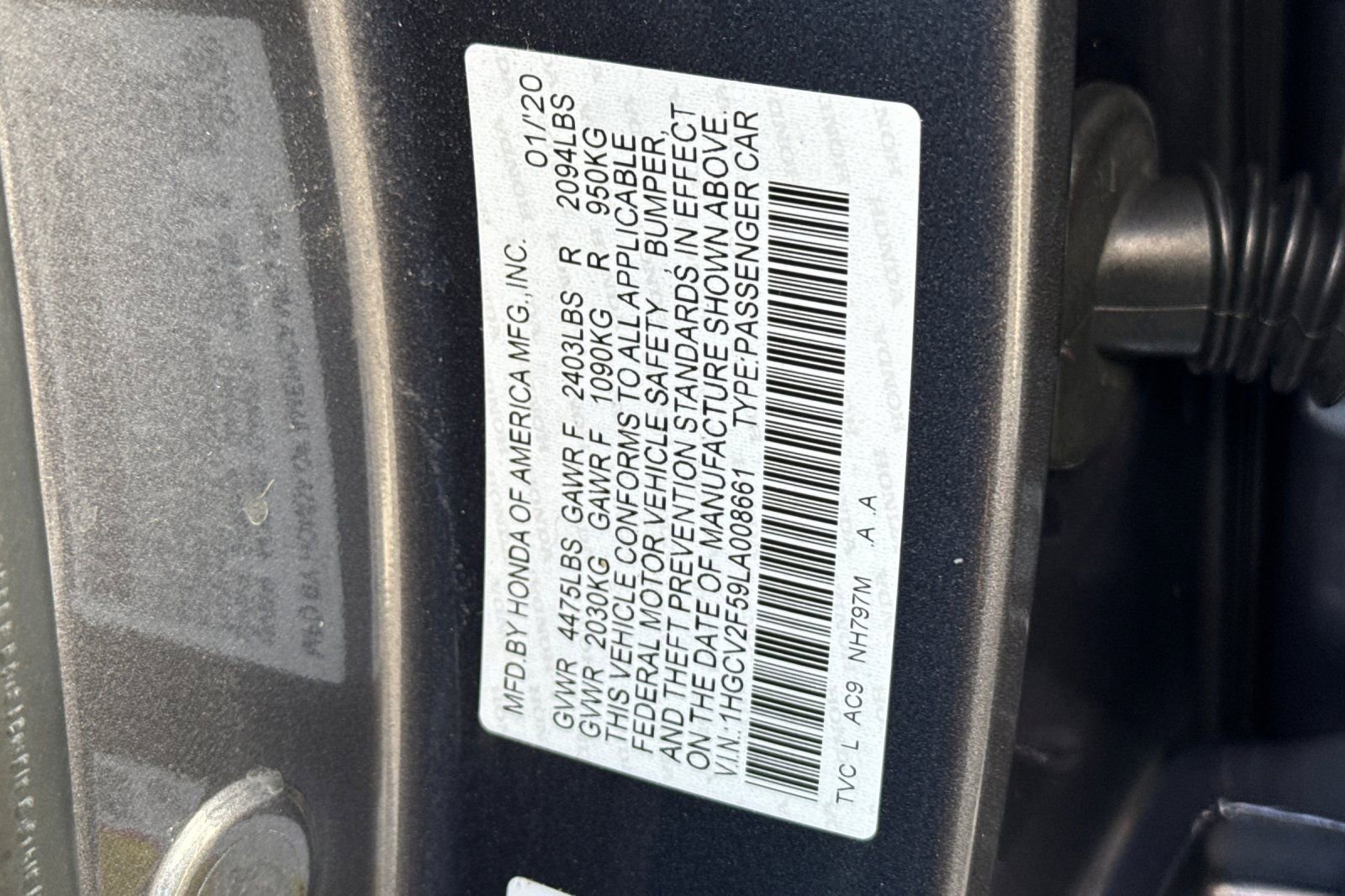 Used 2020 Honda Accord EX-L image 50