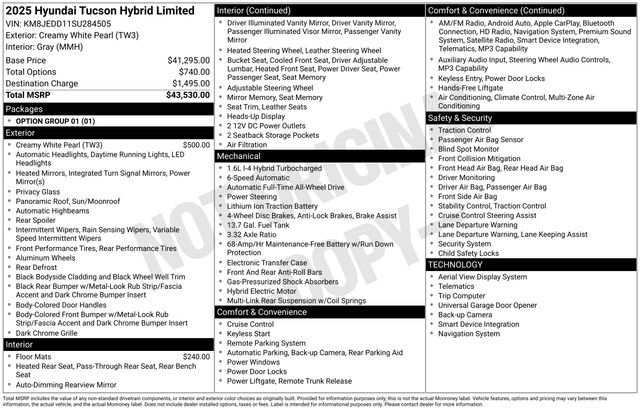 Used 2025 Hyundai Tucson Limited image 10