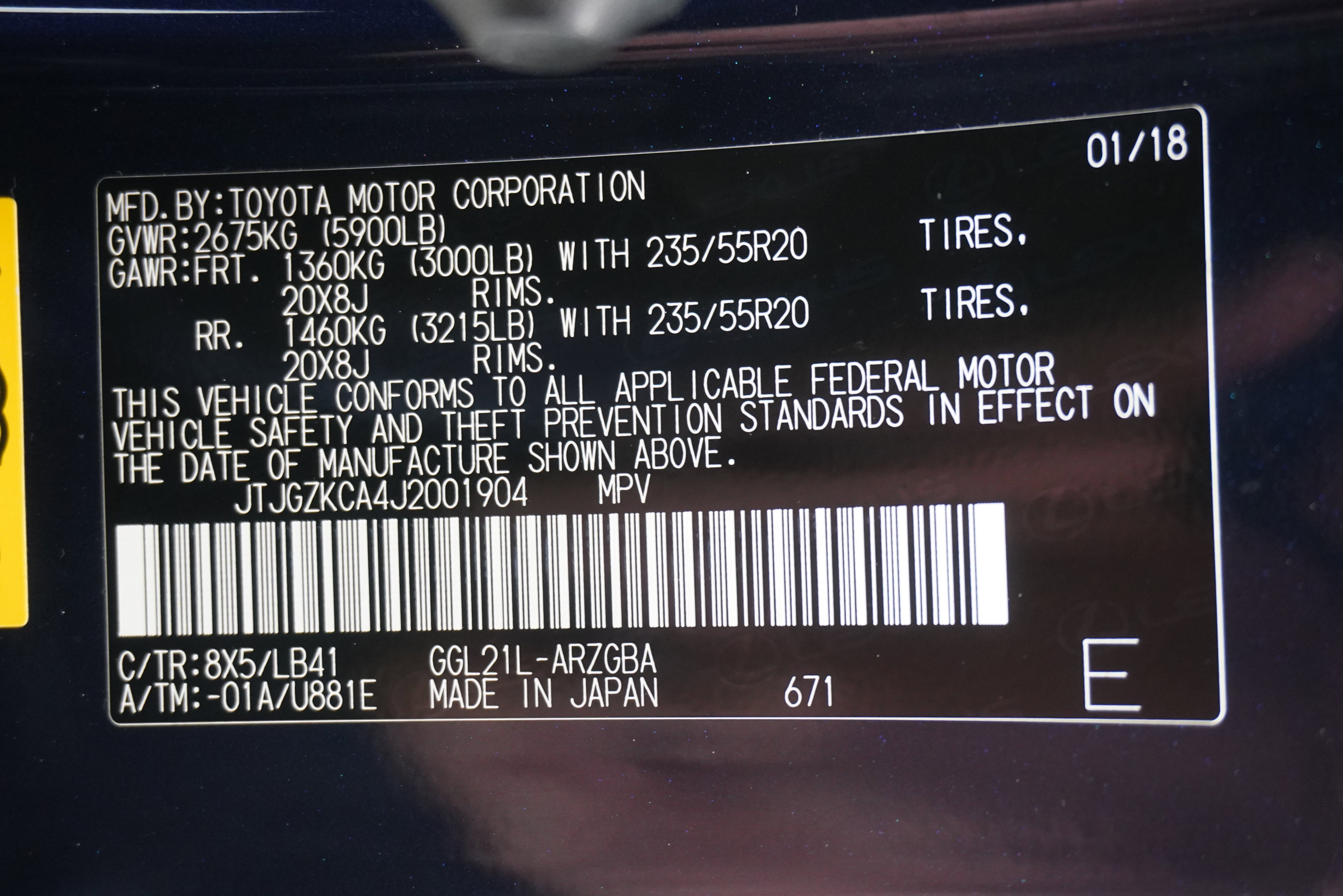 Used 2018 Lexus RX 350L FWD image 40