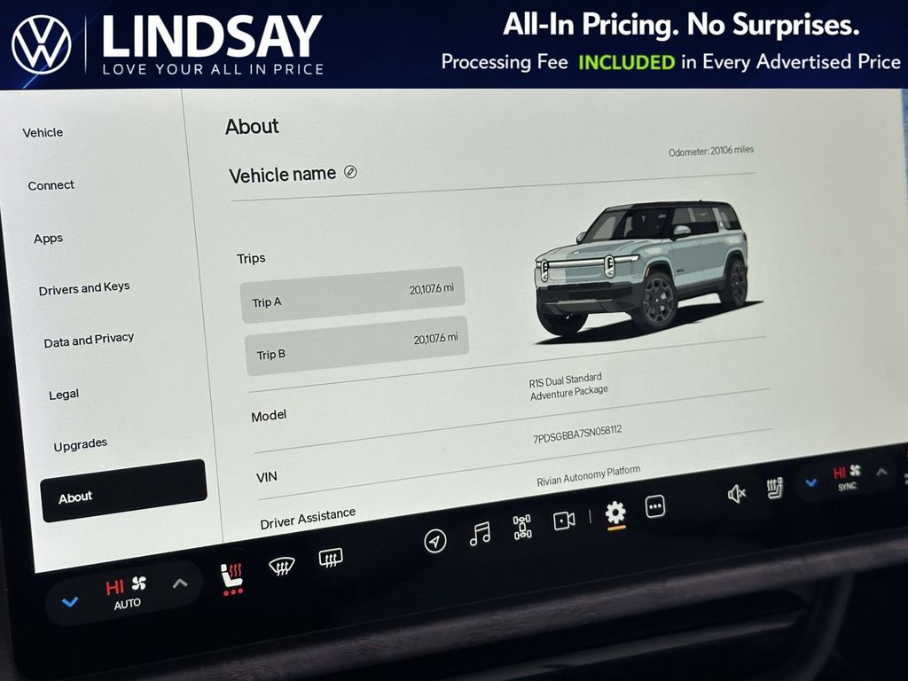 Used 2025 Rivian R1S Adventure AWD/4WD image 24