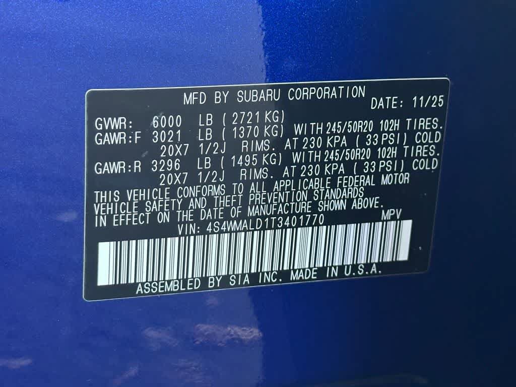 Used 2026 Subaru Ascent Bronze Edition AWD/4WD image 21