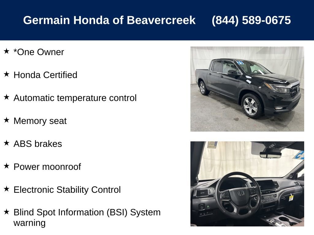 Used 2025 Honda Ridgeline RTL image 6