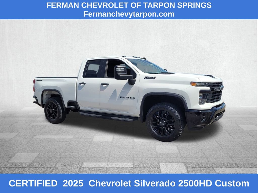 Certified 2025 Chevrolet Silverado 2500 Custom w/ Custom Value Package