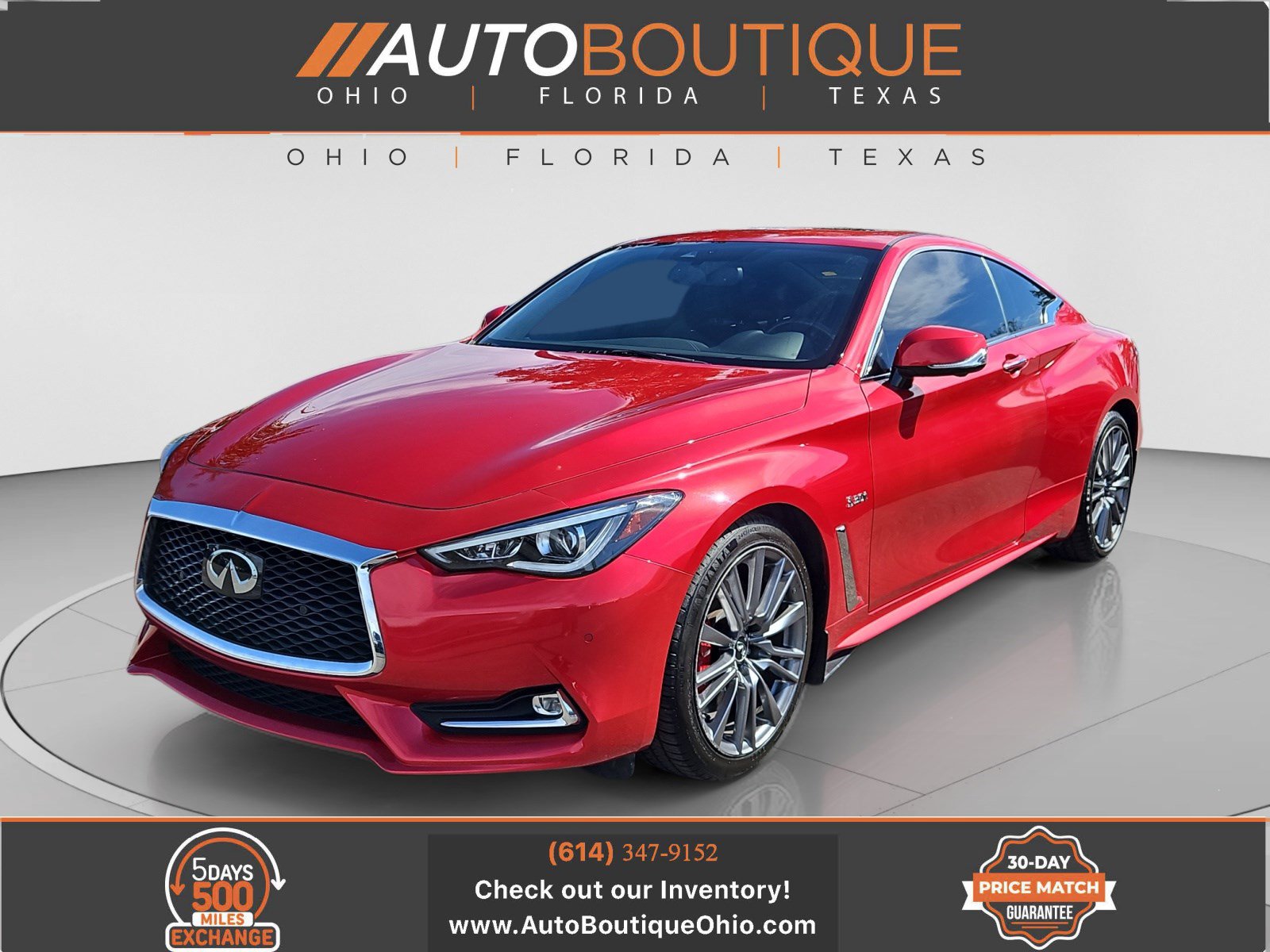 Used 2017 INFINITI Q60 Red Sport 400