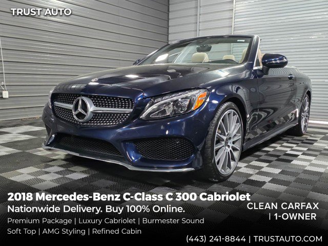 Used 2018 Mercedes-Benz C 300 Cabriolet image 1