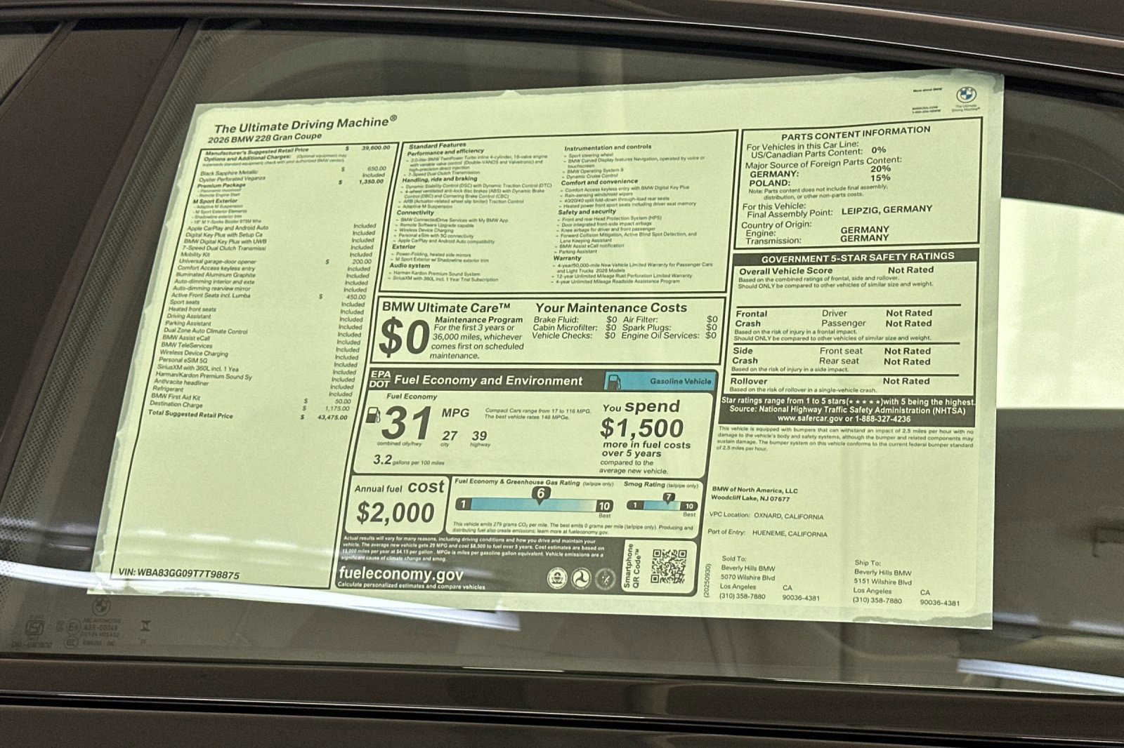 Used 2026 BMW 228i w/ Premium Package FWD image 29