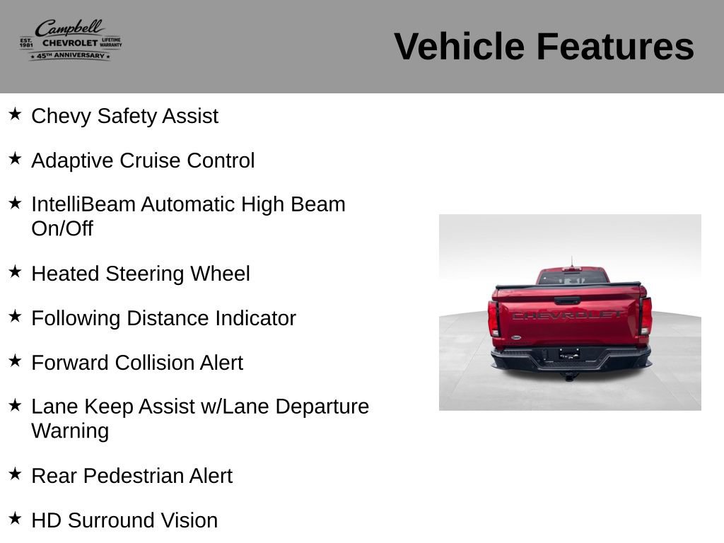 Used 2025 Chevrolet Colorado Z71 w/ Technology Package AWD/4WD image 16