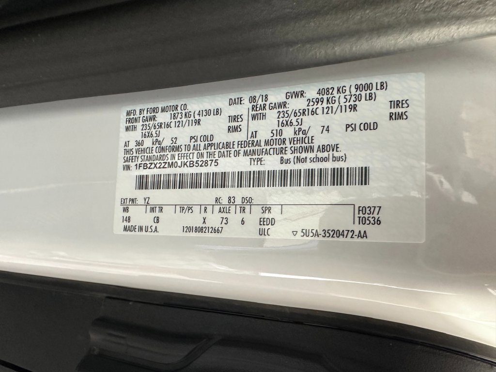 Used 2018 Ford Transit 350 XL RWD image 29