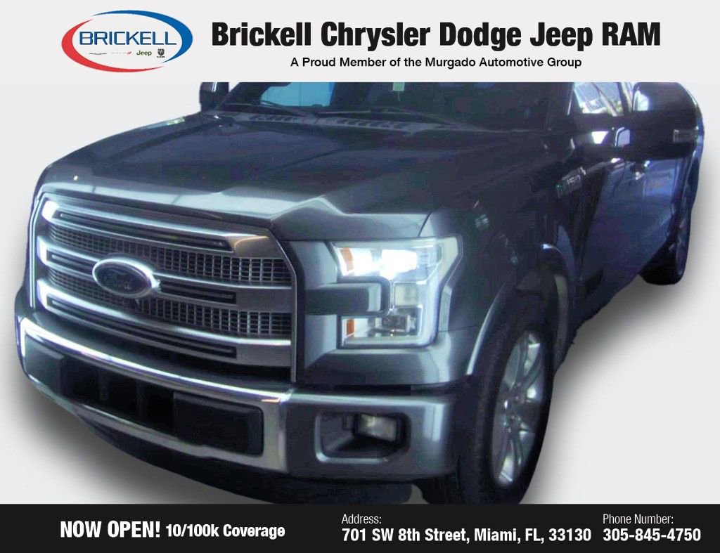 Used 2015 Ford F150 Platinum w/ Equipment Group 701A Luxury