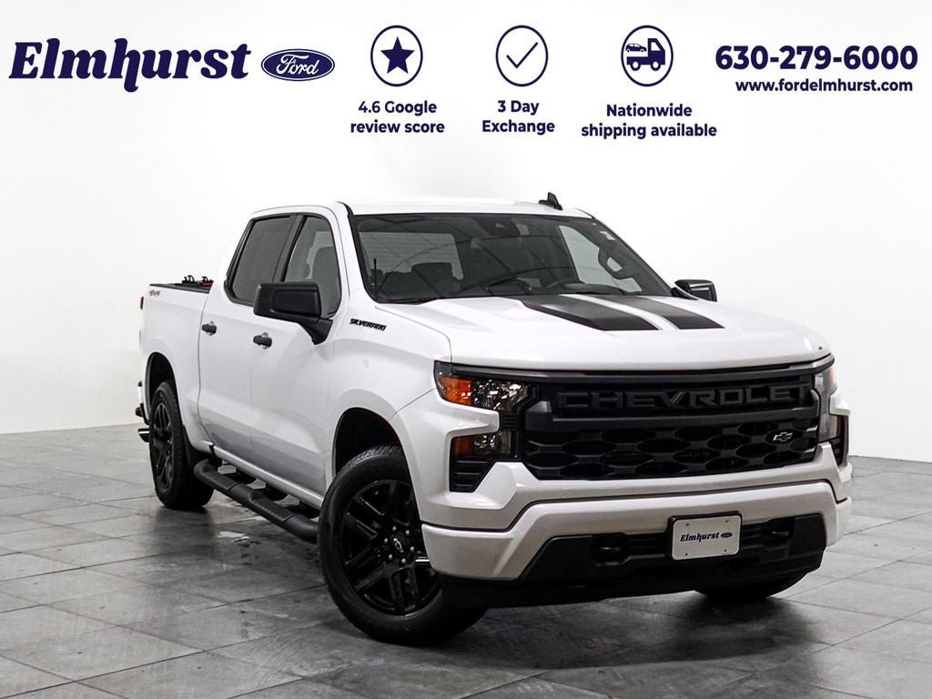 Used 2023 Chevrolet Silverado 1500 Custom w/ Rally Edition AWD/4WD image 1