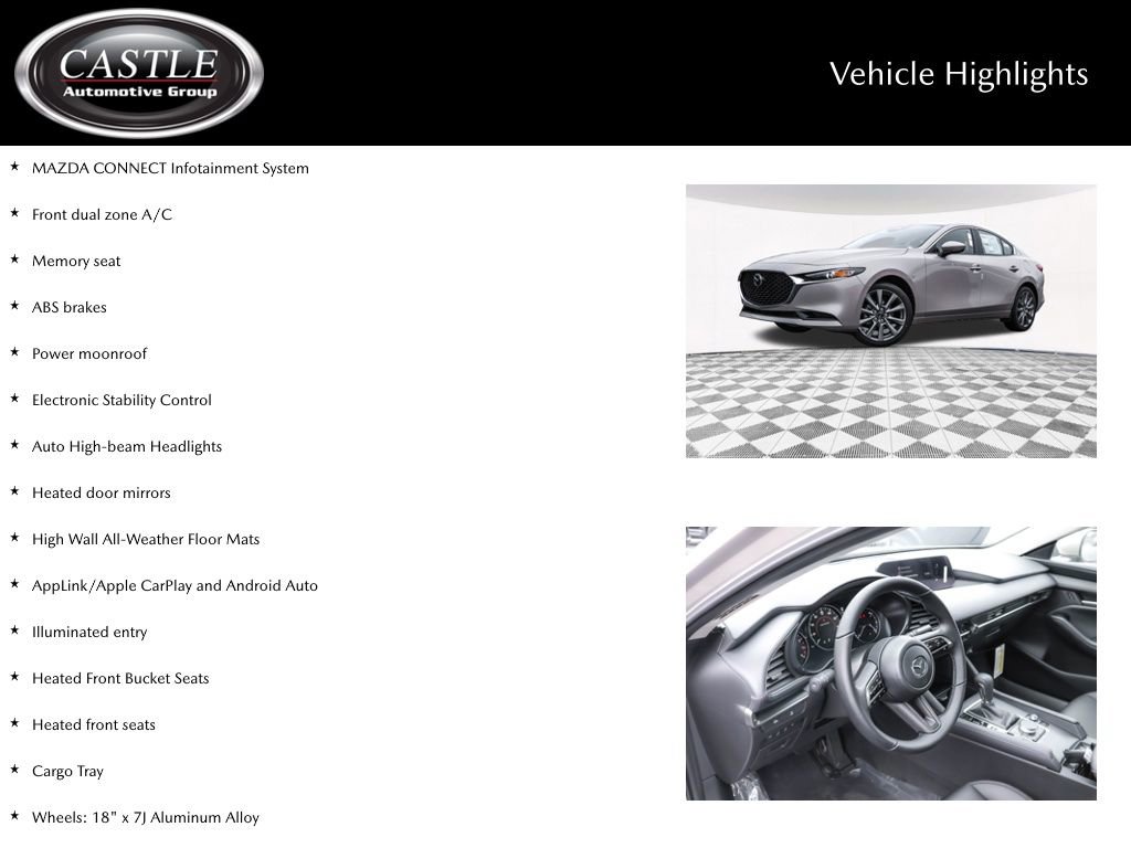 New 2026 MAZDA MAZDA3 2.5 S Sedan w/ Preferred Pkg FWD image 4