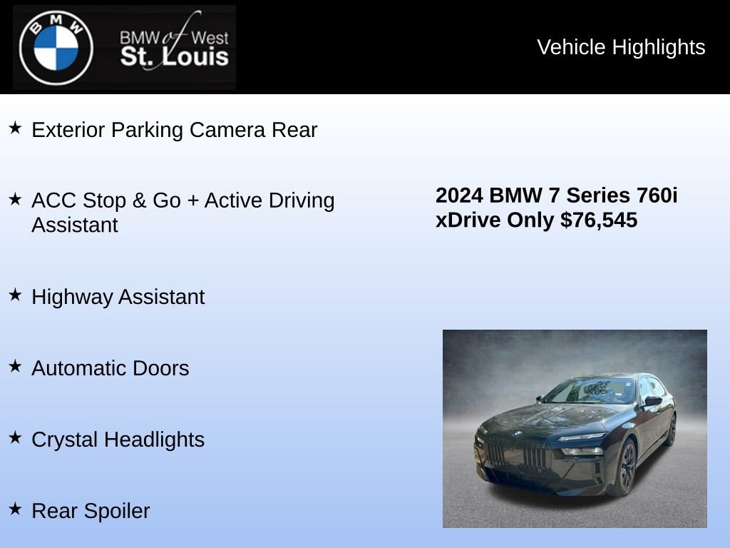 Used 2024 BMW 760i xDrive w/ Executive Package image 24