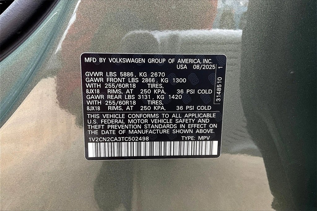 New 2026 Volkswagen Atlas Peak Edition image 8