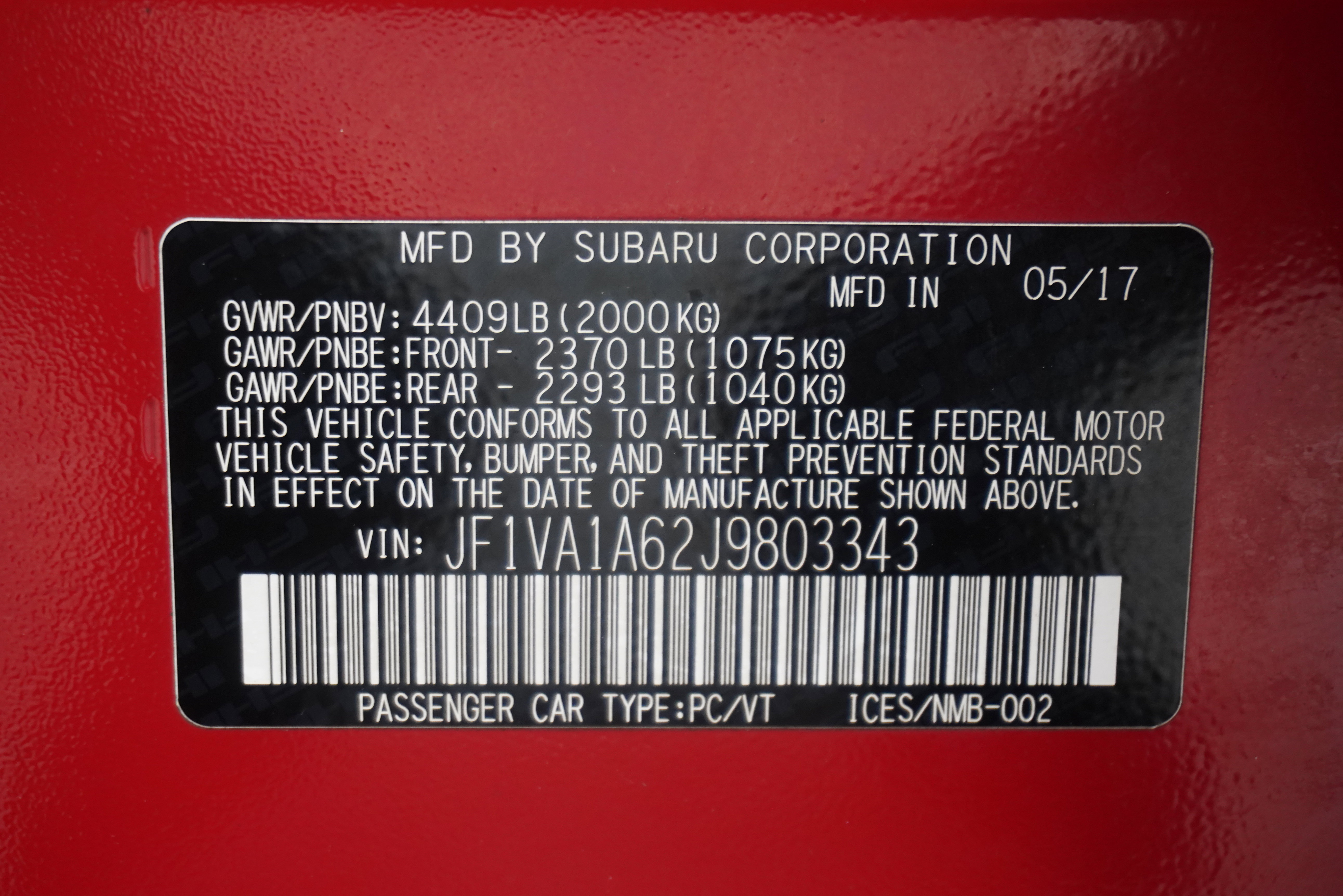 Used 2018 Subaru WRX image 26