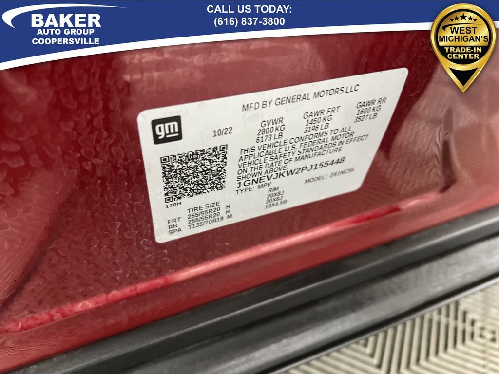 Certified 2023 Chevrolet Traverse RS w/ LPO, Floor Liner Package image 35