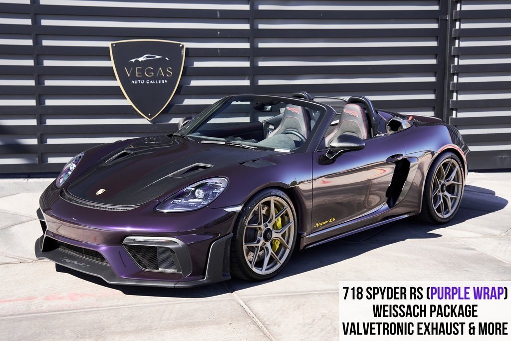Used 2024 Porsche 718 Boxster Spyder RS w/ Weissach Package