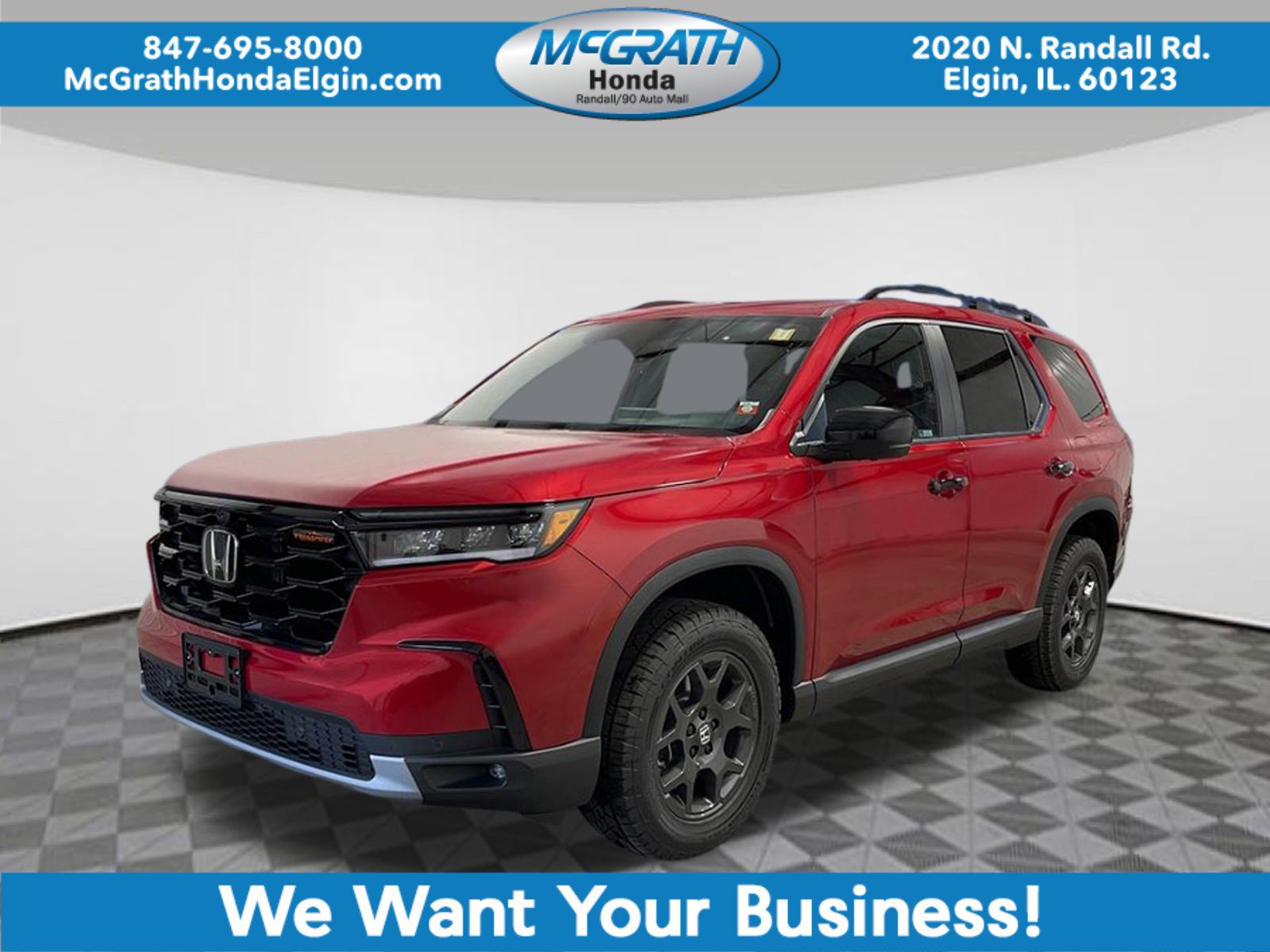 New 2025 Honda Pilot TrailSport