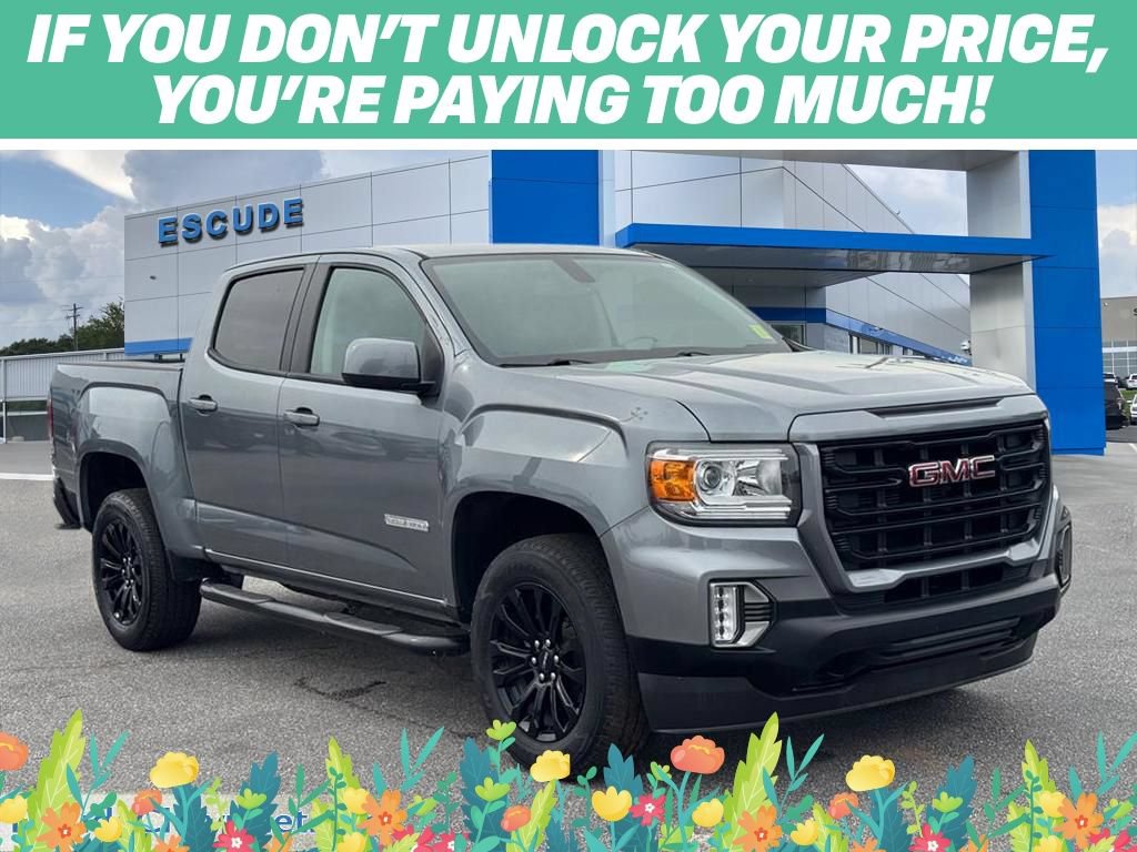 Used 2022 GMC Canyon Elevation w/ Trailering Package RWD image 1