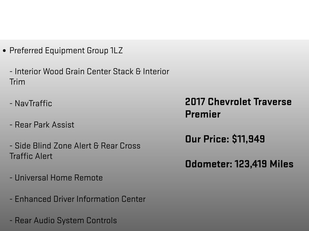 Used 2017 Chevrolet Traverse Premier image 18