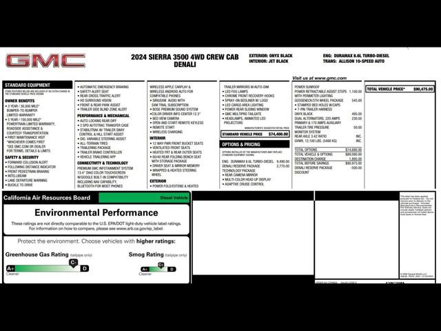 Used 2024 GMC Sierra 3500 Denali w/ Denali Reserve Package image 3