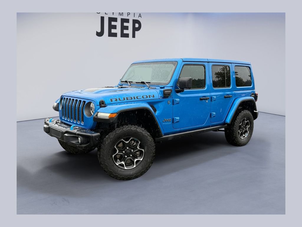 Used 2021 Jeep Wrangler Unlimited Rubicon 4xe w/ Steel Bumper Group