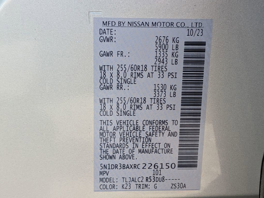 Used 2024 Nissan Pathfinder SV image 31