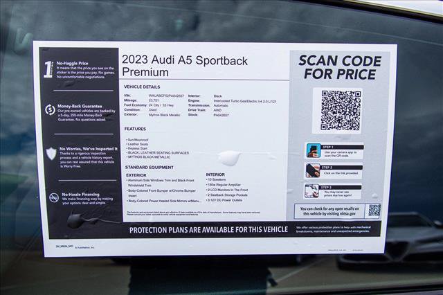 Used 2023 Audi A5 2.0T Premium w/ Convenience Package AWD/4WD image 28