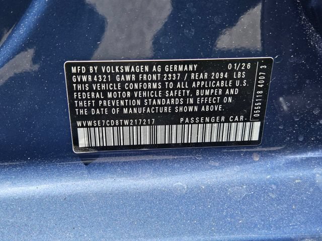 New 2026 Volkswagen GTI SE FWD image 17